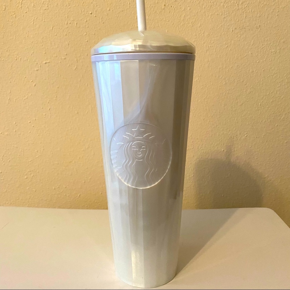 Starbucks White Dome Marble Cup